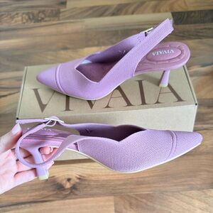 VIVAIA Women's Elegant Mauve Heels